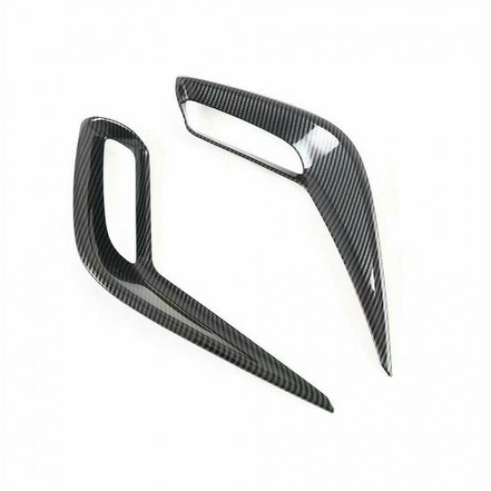 Carbon Fiber Rear Fog Lamp Light Cover Trim For Toyota Corolla Cross 2021 2022