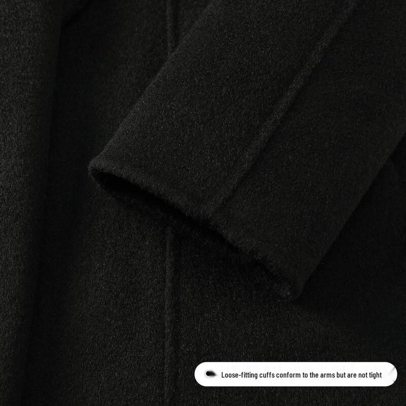 FivePlus Women's Mid-Length Wool Blend Lapel Coat