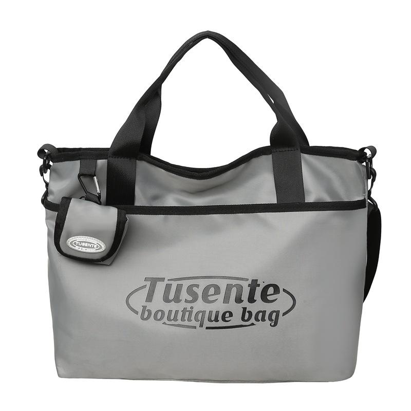 Women's Messenger Bag Letter Print Student's Large Capacity Shoulder Bag Men's Handbag