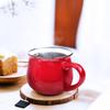 2Pcs Ceramic Coffee Mug Creative Simple Appearance Perfect for Dessert Shop Cappuccino Latte Tea Latte Art Cup