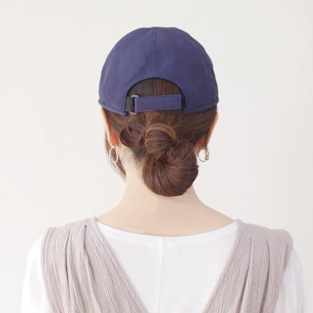 Shirokuma no Kimochi Cool Fabric UV Water Cool Cap Free Size Women's Cap, Protection, WCC-101, Navy,
