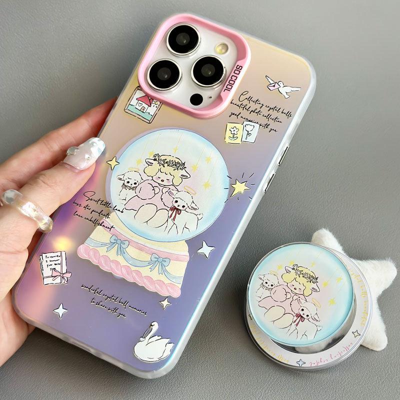 Zhitai Magnetic Frosted Laser Case for iPhone 15/14 & Huawei MATE 60