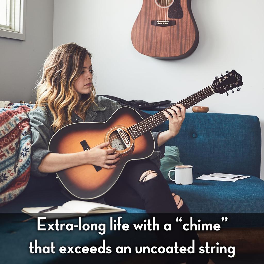 DR Strings Acoustic Guitar Strings DRAGON Phosphor Bronze SKIN+ DAP-10