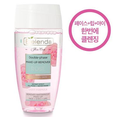 Bielenda Rose Double Phase Eye Makeup Remover Płyn do demakijażu oczu 140ml