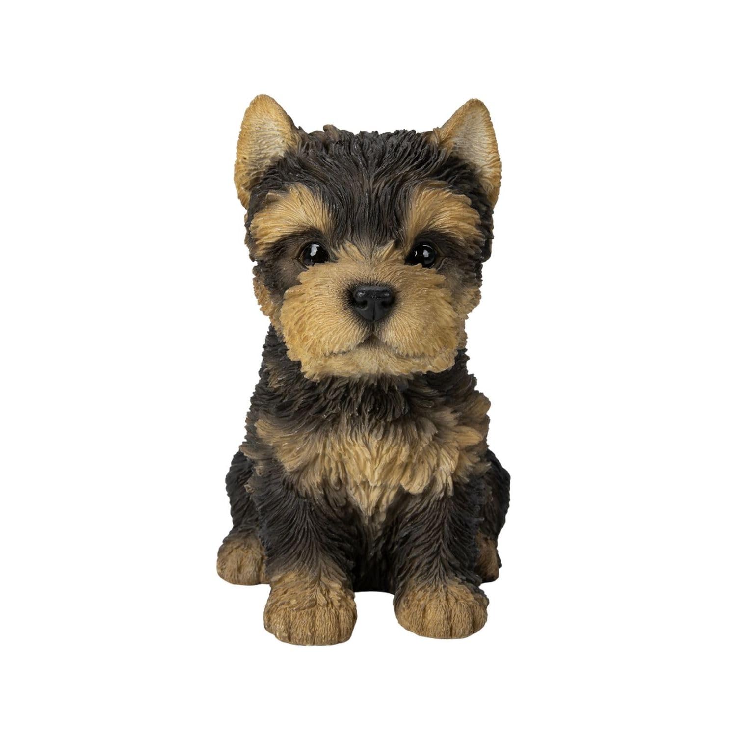 

Ubia Sitting Yorkshire Terrier x x cm Doll Figurine Ornament Animal Garden Decoration Dog H14078 (Large) 15.2 10.3 16.3