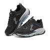 Skechers DLUX Journey Fabric Synthetic Leather Comfortable Versatile Durable Low-Top Hiking Shoes Women hiking shoes Black Green 180223-BKRG