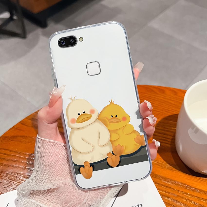 For Vivo X20 Plus X30 X60 X70 X80 Pro X50 Lite Phone Case Cute Panda Pattern Transparent Silicone Dustproof Protective Soft Back Cover For Vivo Casing