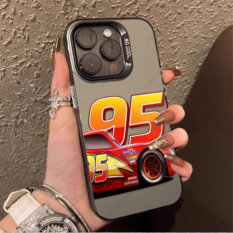 Hot Cars Lightning McQueen 95 Phone Case For iPhone 17 16e 16 15 14 13 12 11 Mini Pro Max X XR XSMAX Air Plus Anti Fall Matte