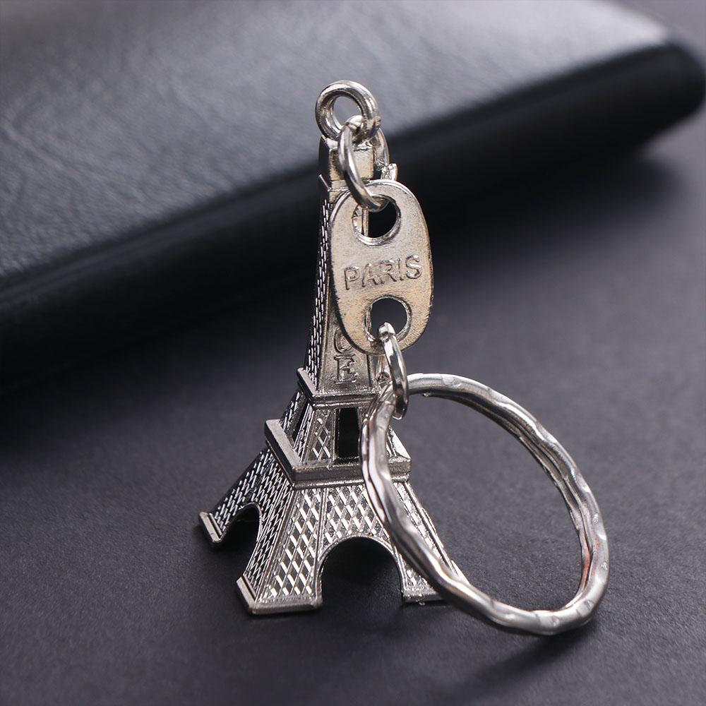 Fashion Eiffel Tower Bag Pendant Vintage Paris Keyring Simple France Tower Keychain  Couple