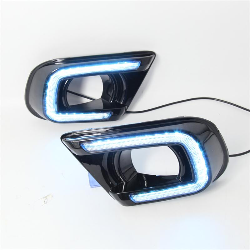 LED Daytime Running Light DRL Fog Light White Yellow Blue Driving Light For Dodge Journey 2013 2014 2015 2016 2017