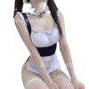 Sex Maid Uniform Seduction Sexy Open Onesie Chest Pad Pure Desire