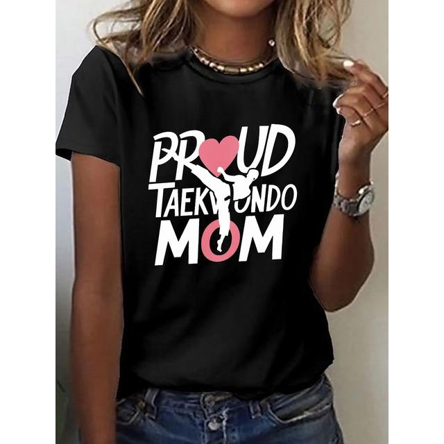 Camiseta Proud Taekwondo Mom L
