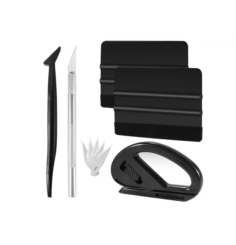 Car Film Spatula Set - Wallpaper Wood Grain Spatula Tool & Scraper Tool Squeegee