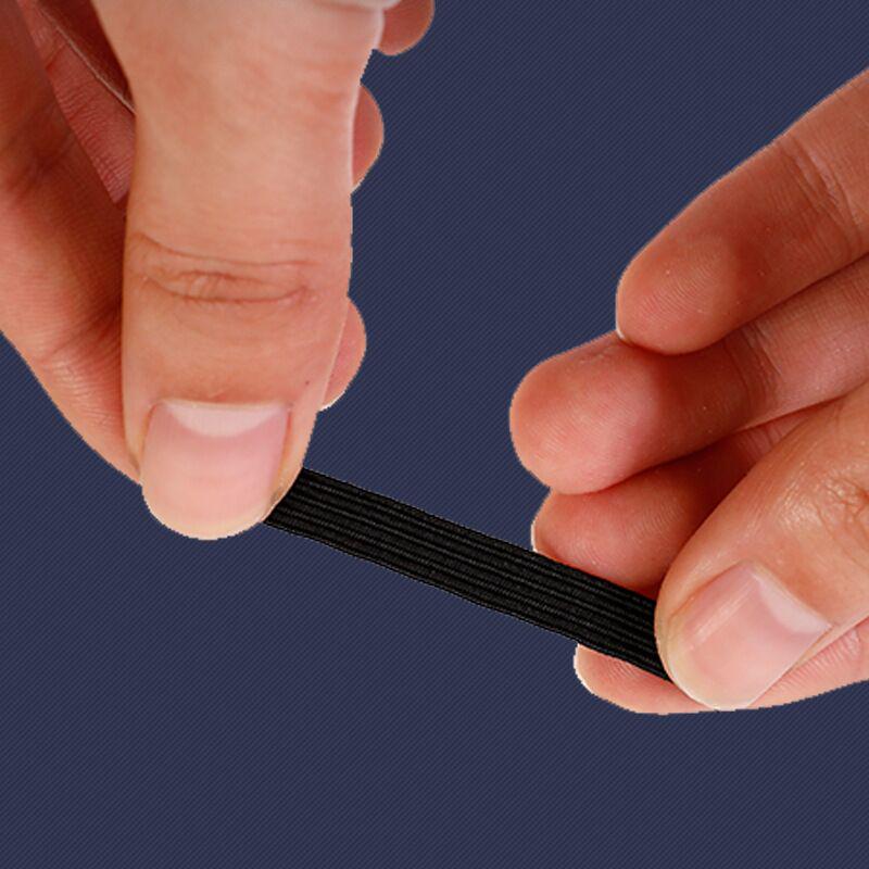 5 Meters 3/6/9/12/15/25/30/35/40MM White/black Nylon Highest Elastic Bands Garment Trousers Sewing Accessories DIY