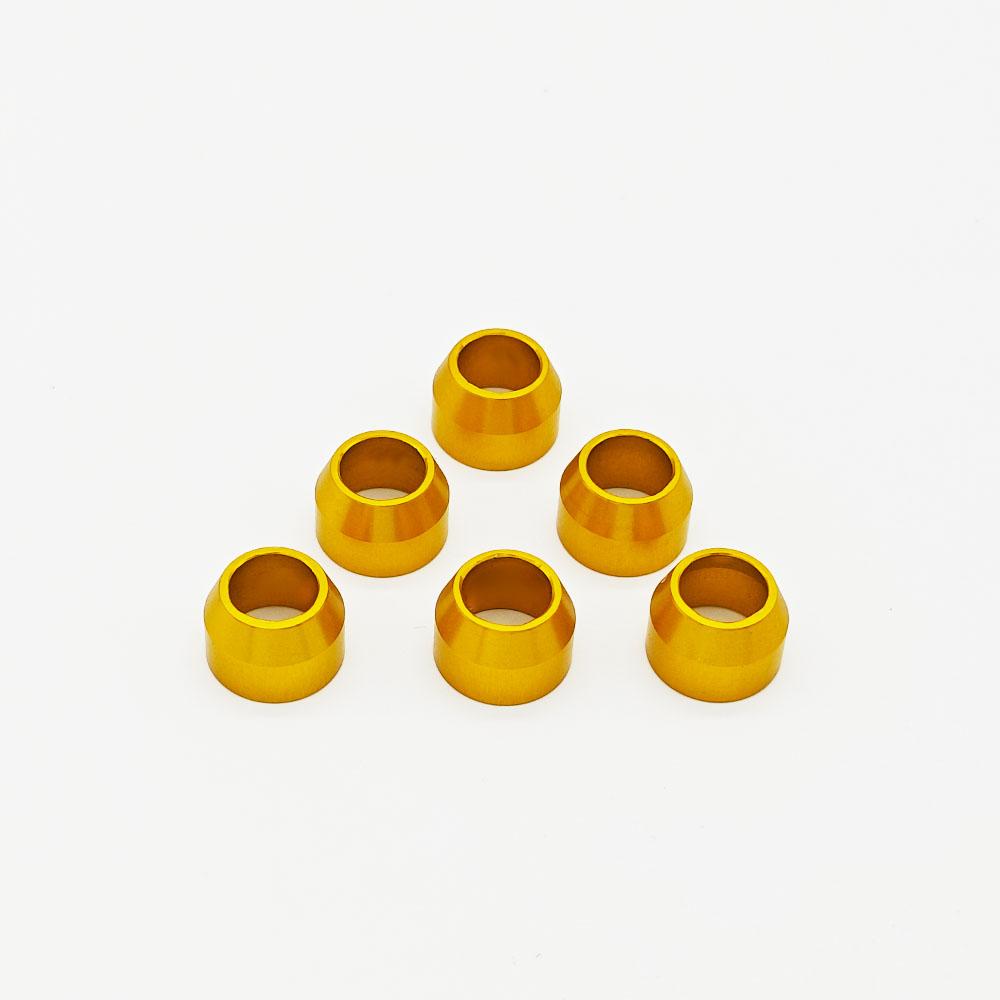 

Universal Motorcycle Accessories Billet Bleed Valve Cover Kit For Caliper & Master Cylinder Gold (with logo)