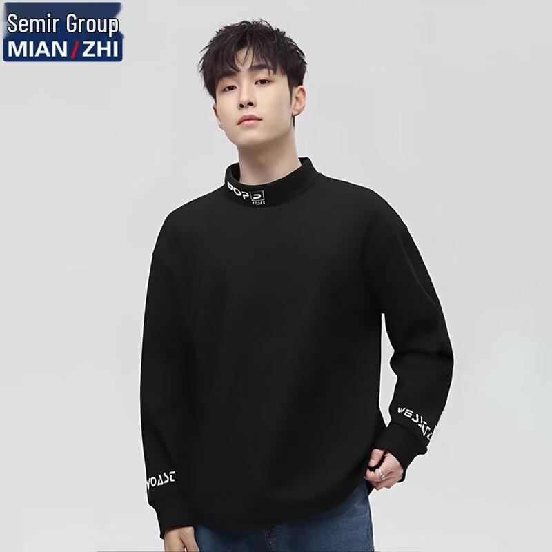 

Men s Half-High Collar Thermal Sweatshirt 3XL