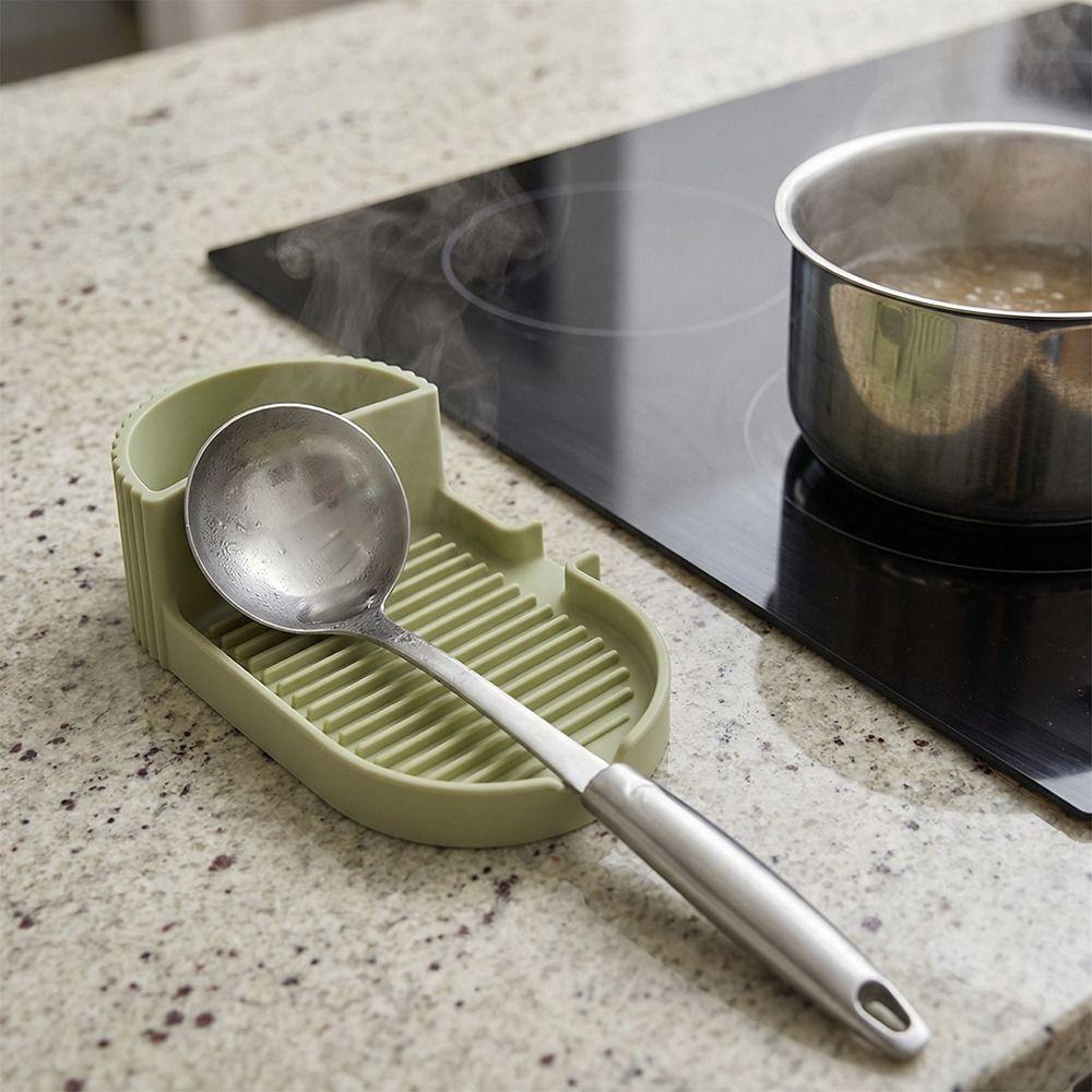 Portable Silicone Soap Dish Inclined Drain 2 In 1 Sponge Tray Drainable Soap Holder  Sink Area