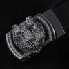 Belt Men'S Zodiac Buckle Diamond Belt Buckle Men'S Business Belt Buckle Cow Gift Belt