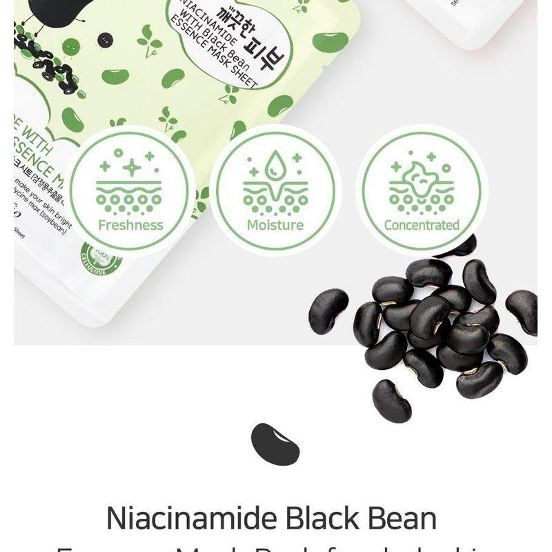 esfolio - Niacinamide With Black Bean Essence Mask Sheet Set