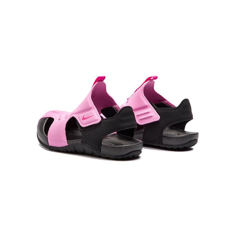 Nike Sunray Protect 2 Minimalist Style Mid Top Toddler Shoes Black Pink Infant And Toddler 943827-602