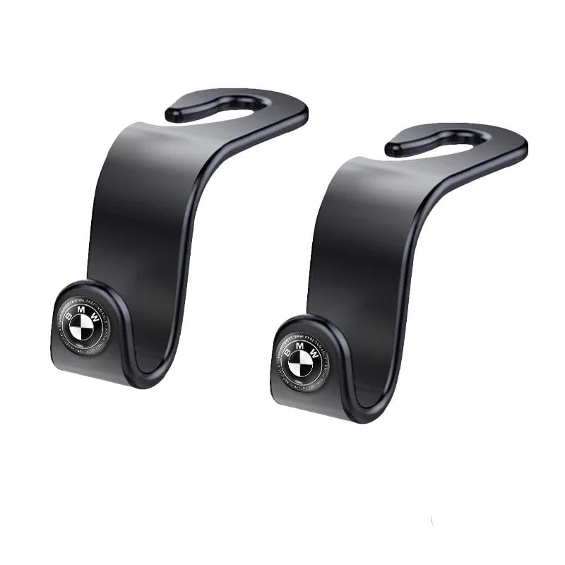 Car Sticker Car Seat Headrest Hook Auto Back Seat Storage Organizer Hanger For BMW M 50th E46 E90 E49 F30 F80 E36 E46 E93 E92 F3