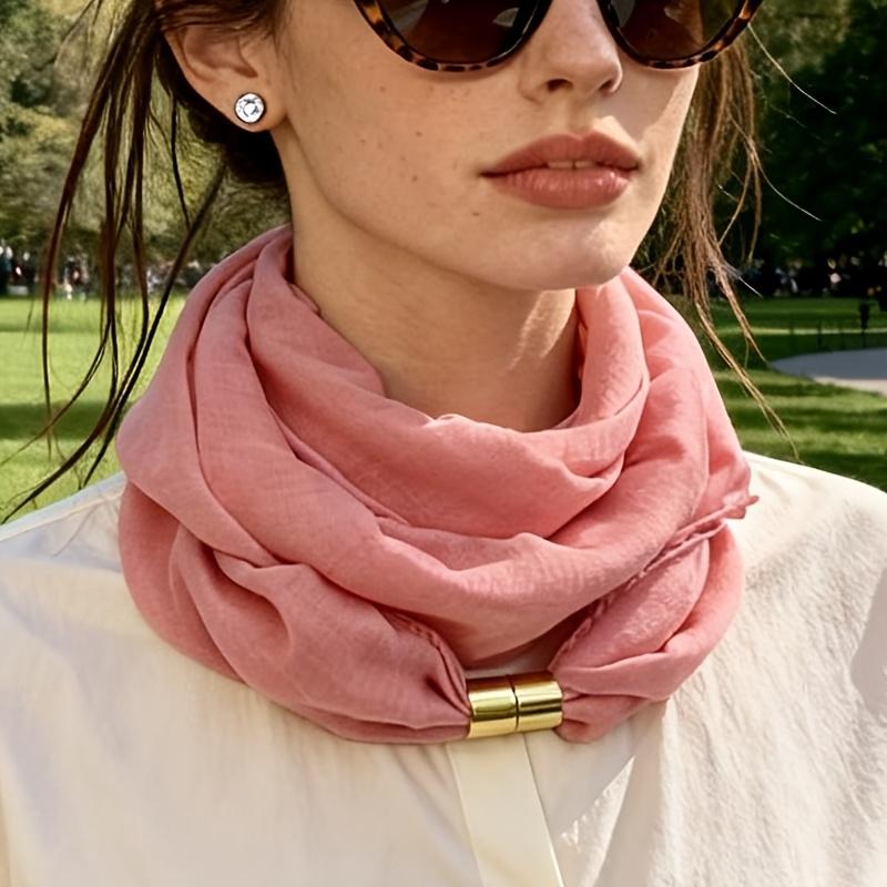Weicher warmer winddichter Schal für Damen, geeignet für den Winter - Einfarbiger kurzer Nackenschal, Vielseitige mehrfarbige Mischungen für waschbares Nackenaccessoire