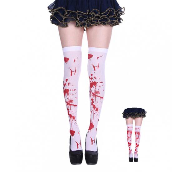 stretchy thigh high socks