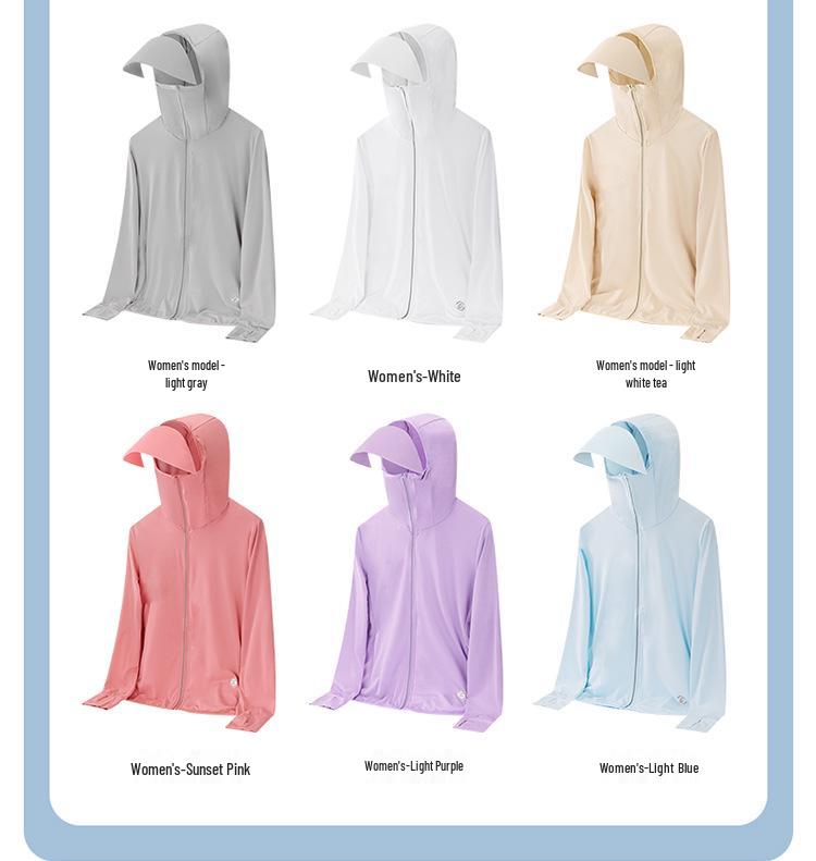 UPF50+ Ice Silk Quick-Dry Sun Protection Jacket - Breathable, Trendy, Thin Outdoor Summer Coat for Couples