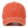 Women's Summer Heart Embroidery Sun Protection Baseball Cap