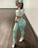 Seamless Tie-Dye High Waist Peach Hip Yoga Leggings