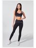Women's Color-Block Sports Yoga Set: High-Intensity Sports Bra & High-Waisted, Hip-Lifting Yoga Pants