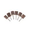 3Pcs 80 Grits Alumina Particles Flap Wheel Sanding Paper Flap Wheel For Removing Rust Deburring Grinding Polishing Flat