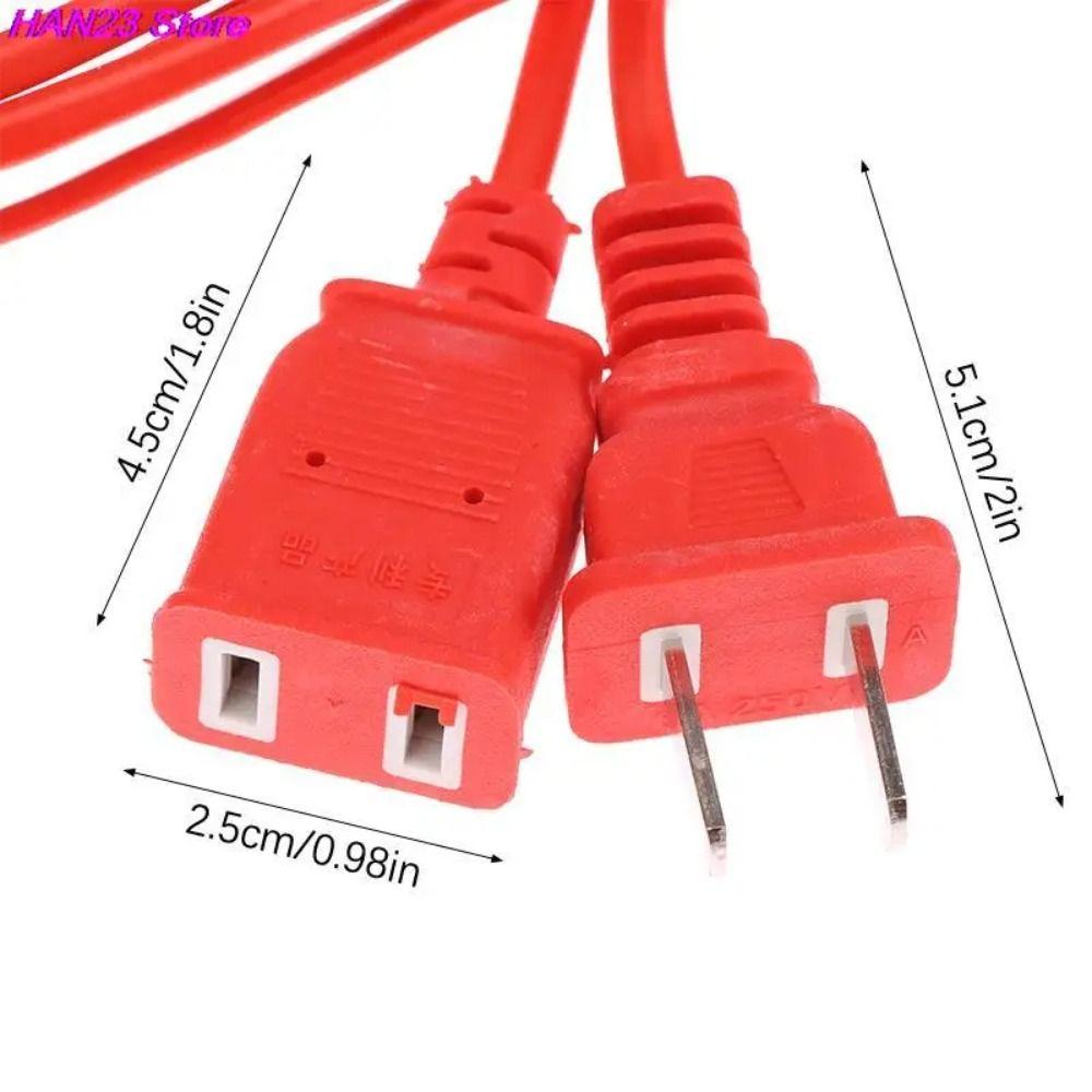 Two-pin AC Power Cord 2/3/5m EU Type Adapter New Wire