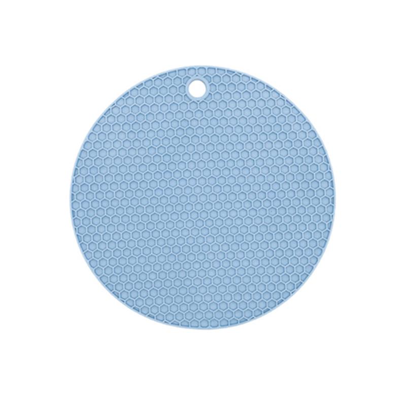 18cm Round Heat Resistant Silicone Mat Drink Cup Coasters Non Slip Pot Holder Thicken Table Placemat Kitchen Accessories
