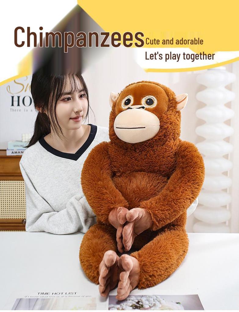 Plush Monkey Doll Curtain Tieback - Adorable Gift and Decorative Toy