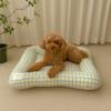 Macaron Plaid Dog Cushion Non-slip Pet Mattresses Breathable Cat Mat  for Cats and Dogs