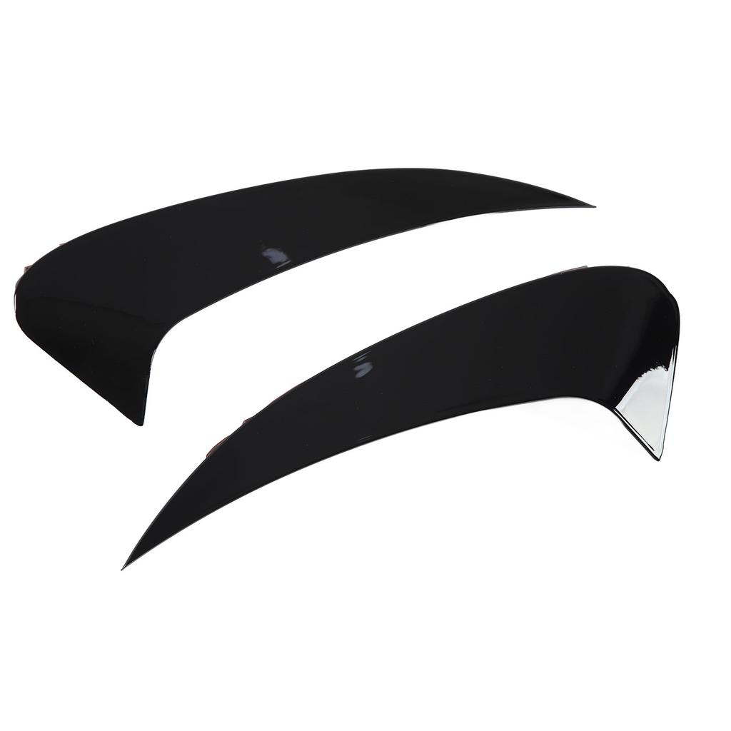 Pair of Rear Bumper Air Vent Spoiler Splitter Glossy Black Replacement for Benz CLS‑Class C257 AMG‑Line CLS53 2018 and