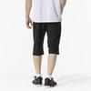 Tennis and Badminton Training Cloth, 3/4 Length Pants, Dynamotion Fit, Unisex, Adult, Black, Size L, 62JDB015