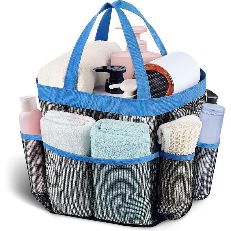 S9253 Portable Mesh Shower Caddy Bag - New Style Wash Bag