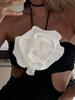Süß Sexy Blume Trägerloses Bandeau Bikini Damen Y2k Ästhetisch Elegant Badeanzug Zweiteiler Schick Kawaii Vintage Badeanzug