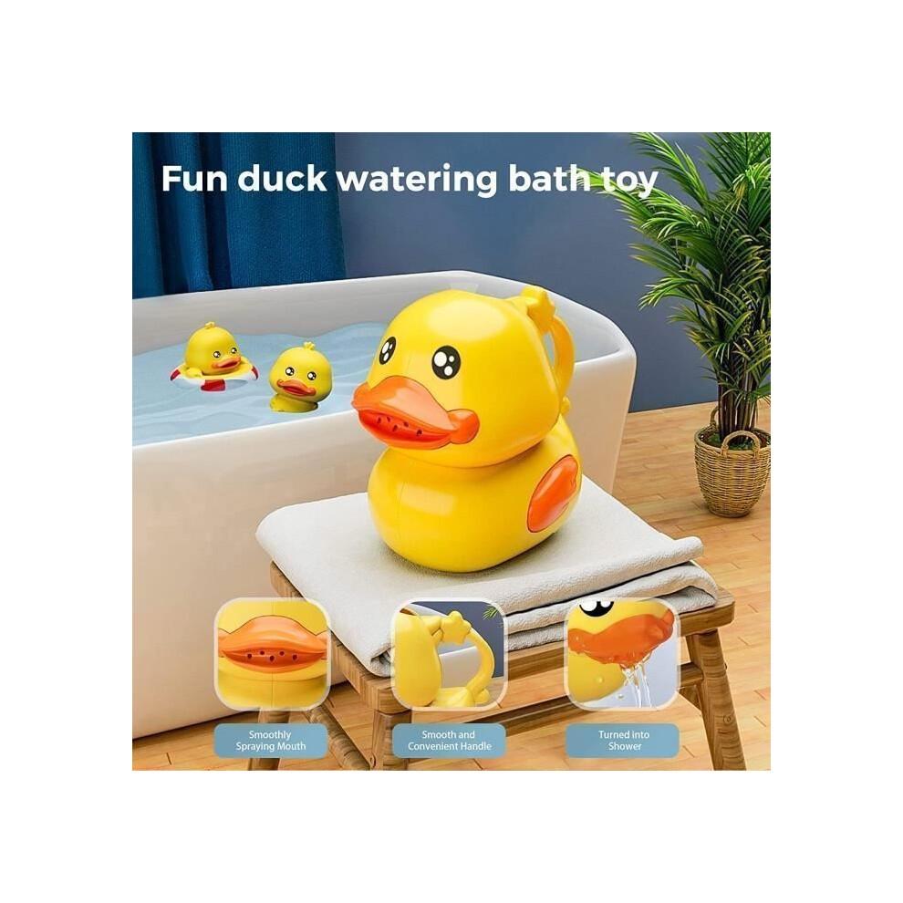 8-Piece Baby Bath Toy Set, Bath Toys for Children Ages 1-6, Wind-Up Duck Bath Games, Baby Bath Toys, Gift