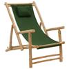 Day and Night - Day and Night Bamboo and Green Canvas Beach Chair