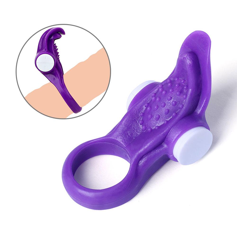 Vibrating Penis Ring Clitoral Stimulator Cock Rings Vibrator for Man Delay Ejaculation Sex Toys For Couple