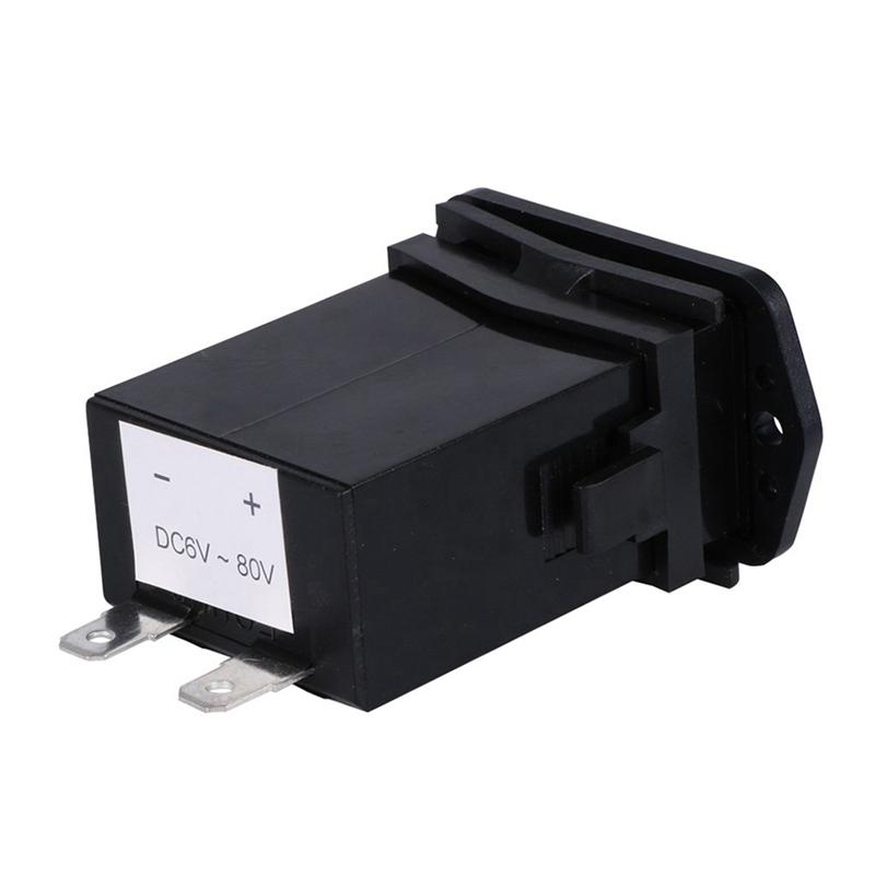 AB34-2X DC 6-80V Mechanical Hour Meter - Hourmeter For Engine Generator Boat Automobiles Motorcross Motor Truck Tractor