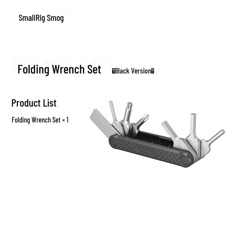 SmallRig Universal Multi-Tool Wrench Set: Torx, Flathead, Hex.