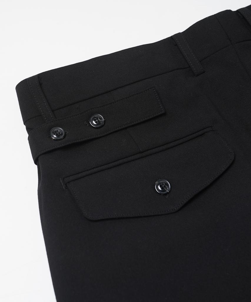 FRIZMWORKS Wide Bermuda Pants _ Black