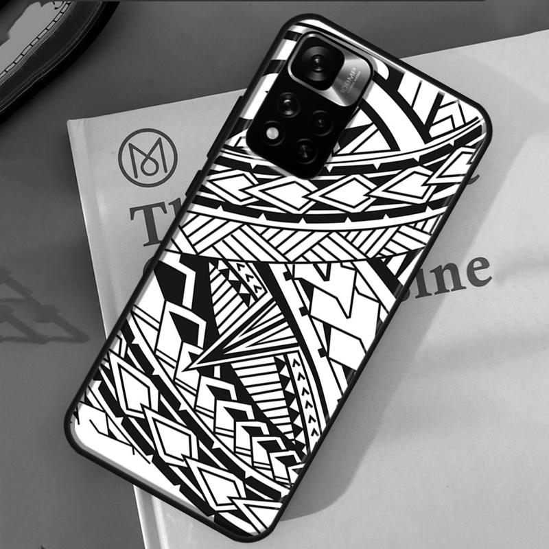 Maori Tribal Samoan Polynesian Case For Xiaomi Redmi 14C 13C 10C 12C Redmi Note 13 14 Pro 12 11 9 10 9S 10S 11S 12S Cover