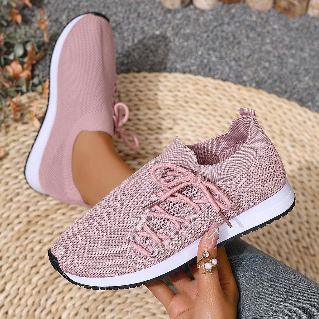 Frauen Casual Schuhe Mode Atmungsaktive Wanderschuhe Mesh Flache Schuhe Frau Weiße Turnschuhe Frauen Tenis Feminino Weibliche Schuhe