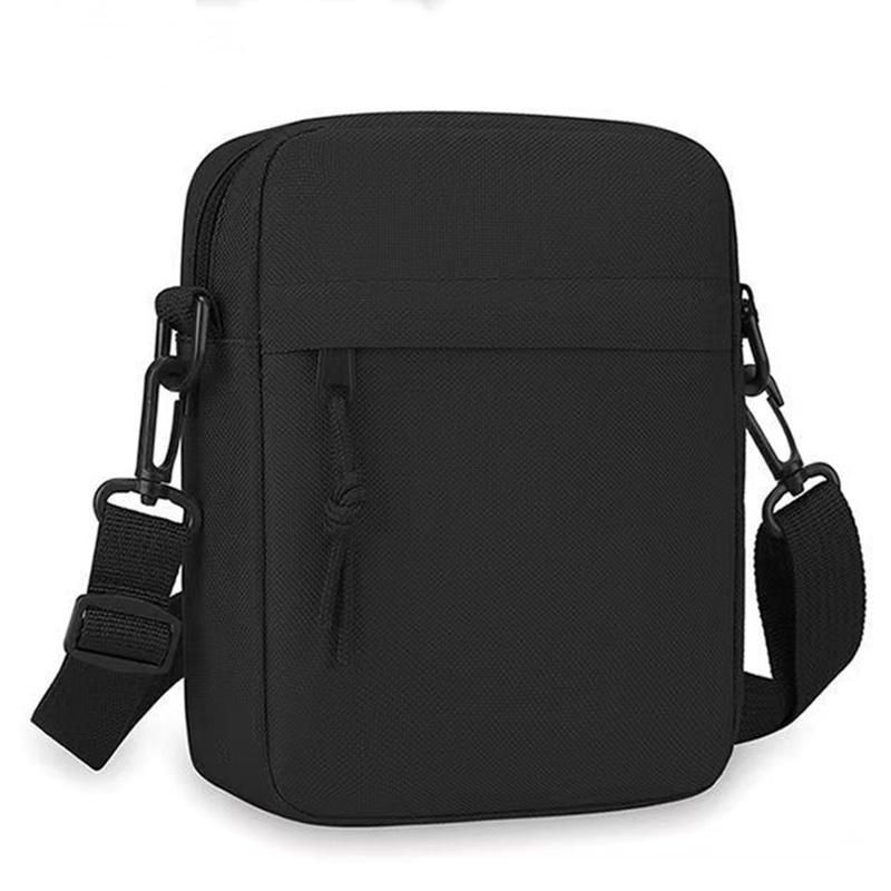 Unisex Men's and Women's Shoulder Bag, Solid Color Shoulder Mini Small Square Bag, Casual and Lightweight Mobile Phone Bag, with Random Pull Direction