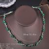 Copper Color Zircon Necklace Women Luxury Fashion Jewelry